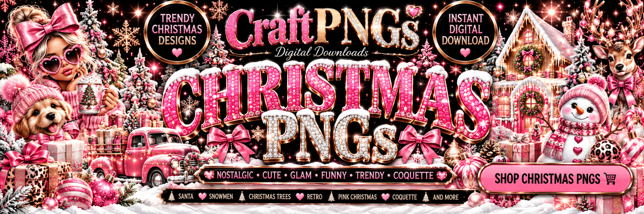 CraftPNGs Christmas PNG designs